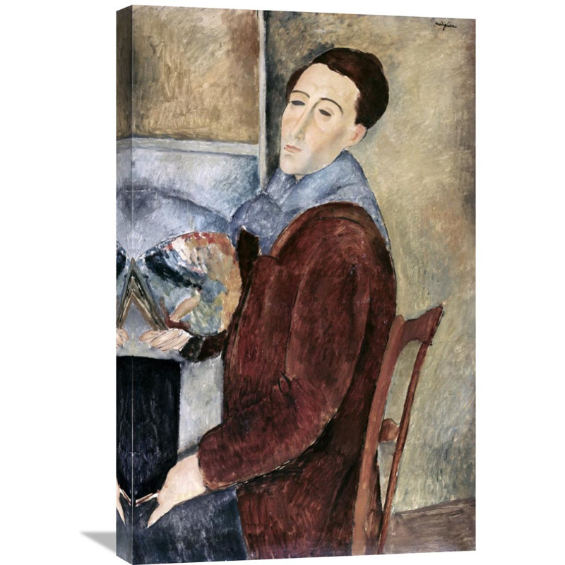 Amedeo Modigliani Self-Portrait Canvas Art Print