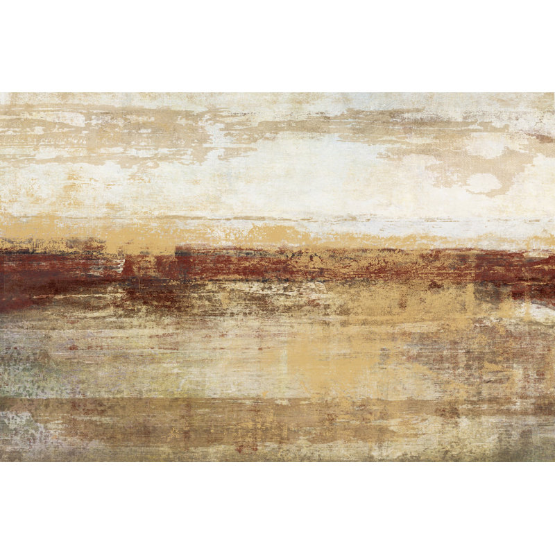 Spicy Horizon Flat - Wrapped Canvas Art Prints, 30cm H x 46cm W x 3.8cm D