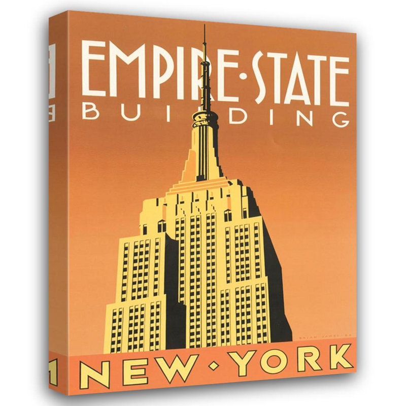 Empire State Building MCG-J403, H 37 po x l 28 po