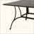 Outdoor Cast Aluminum Rectangular Dining Table