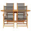 Garden Dining Set Folding Manual 5 Pcs-1069025192