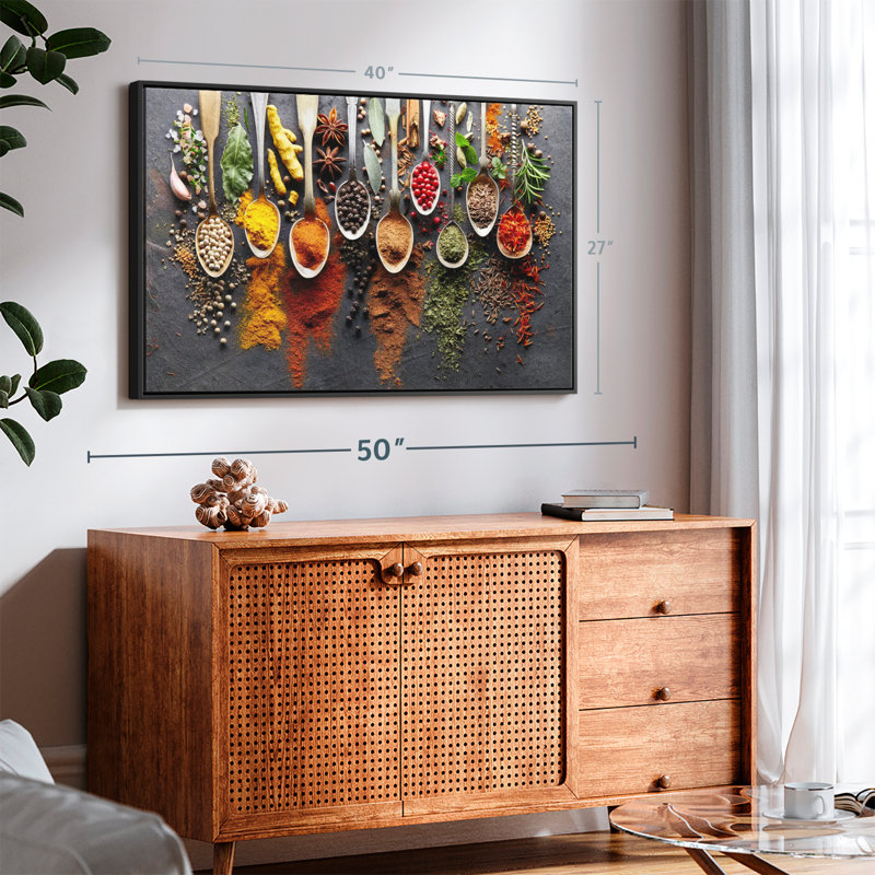 " Choice Of Spices ", 40" H x 27" W