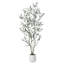 Olive artificielle Adcock avec pot rond-2051534838