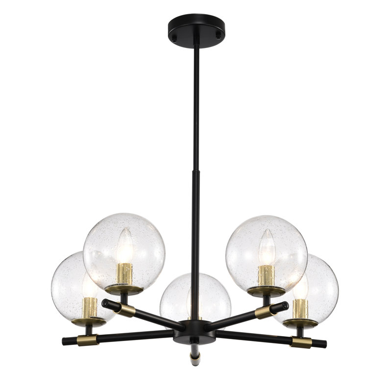 5 - Light Dimmable Modern Linear Chandelier