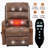 Power Leatheraire Lift Recliner Chair Dual Motor Infinite Position Up To 350 LBS With Solid Wood Armrests, Heat Massage And Heavy Duty Motion Mechanism-1413165098