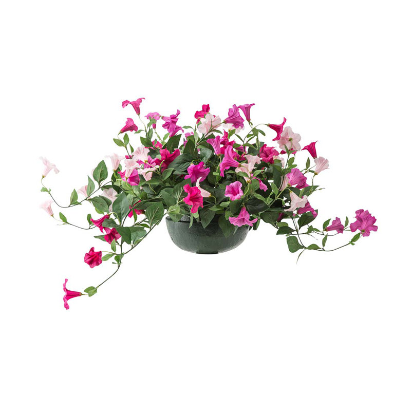 Faux Flowering Plant in Vase