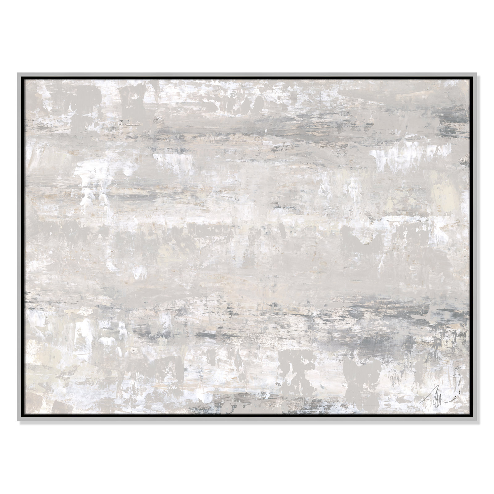 Desert Winds by Filippo Ioco - Print, Silver Framed Canvas, 31.5" H x 41.5" W x 2" D