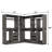 72"-108"Closet System With Drawers And Rods-1181747978