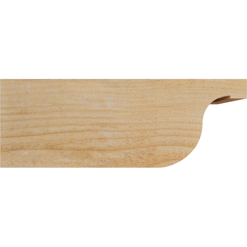 Queue de chevron Del Monte, Douglas, 6"H x 4"W x 16"L