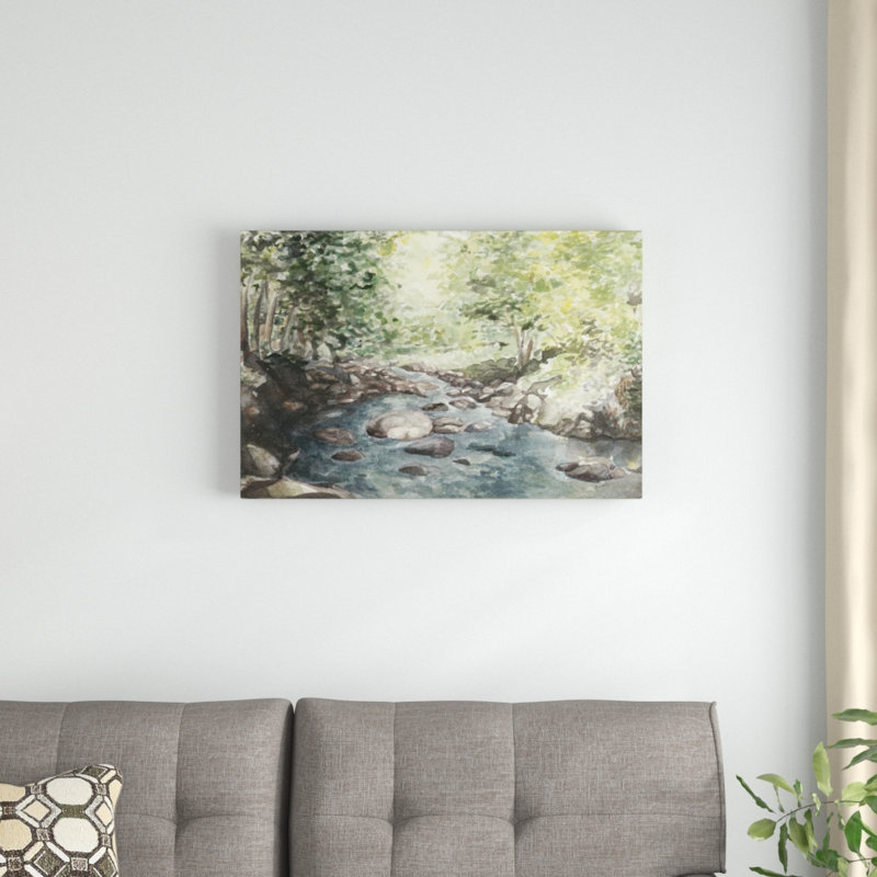 'Virginia Woods IV' by Natasha Chabot - Painting Print, Wrapped Canvas, 51cm H x 76cm W