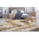 Asay Abstract Shag Brown Area Rug