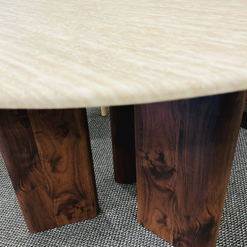Rhodes Beech Round Dining Table