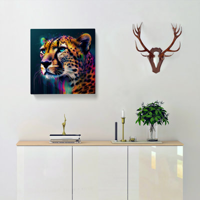 Cheetah Glitch Art No.2 - Print