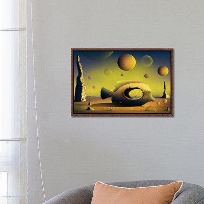 Paisagem Com Peixe (Landscape With Fish) by Marcel Caram - Print on Canvas