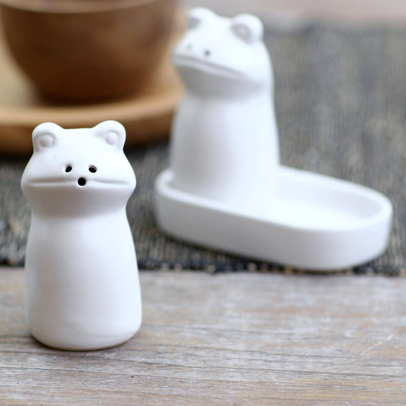 Ensemble salière et poivrière Nahje, Blanc