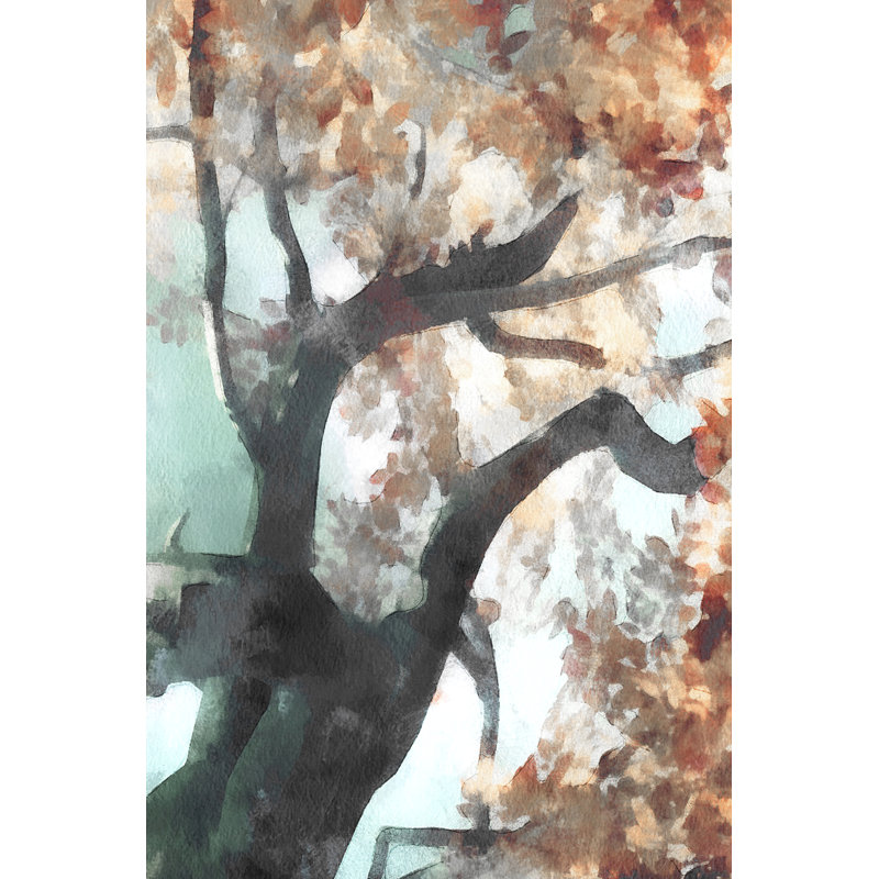 Fall Tree I - Wrapped Canvas Painting, 18" H x 12" W