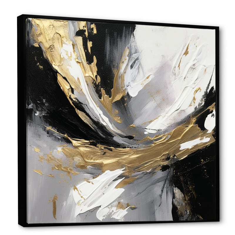 «Mystery Awakening V», reproduction sur toile, H 36 po x l 36 po x P 1,5 po, Toile avec cadre flottant noir