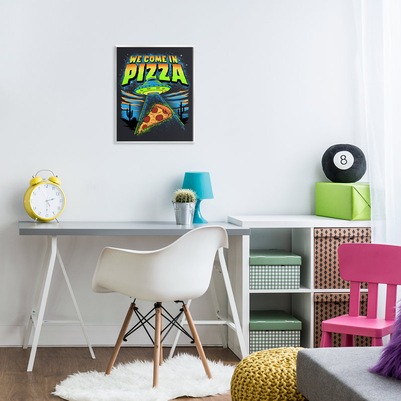 We We In Pizza Aliens, plaque murale, design par Jedco Brands, Inc.