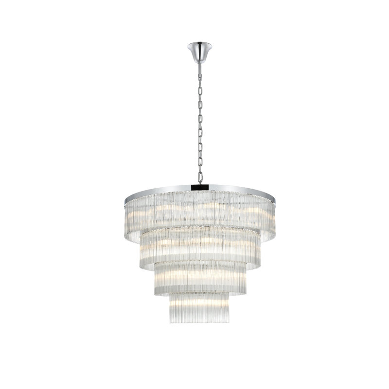 Lustre Lu 40 pouces , Chrome chrome