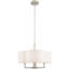 Lustre tambour 4 lumières à abat-jour