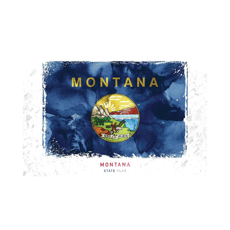 Montana 1 Piece Wrapped Canvas Painting, 66.04cm H x 101.6cm W x 1.91cm D
