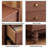 Walnut Solid + Manufactured Wood Accent Cabinet