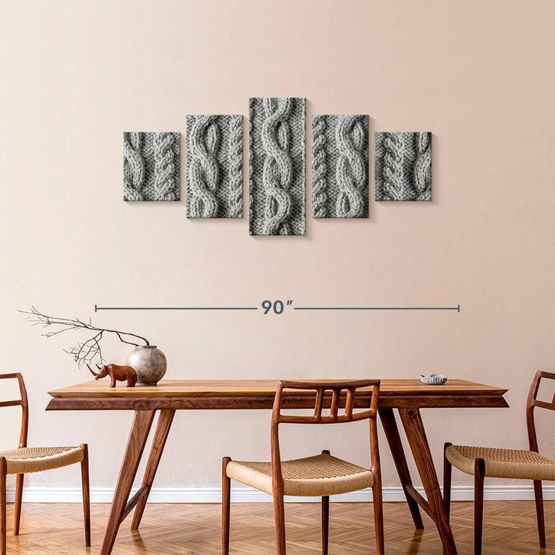 Grey Knitting