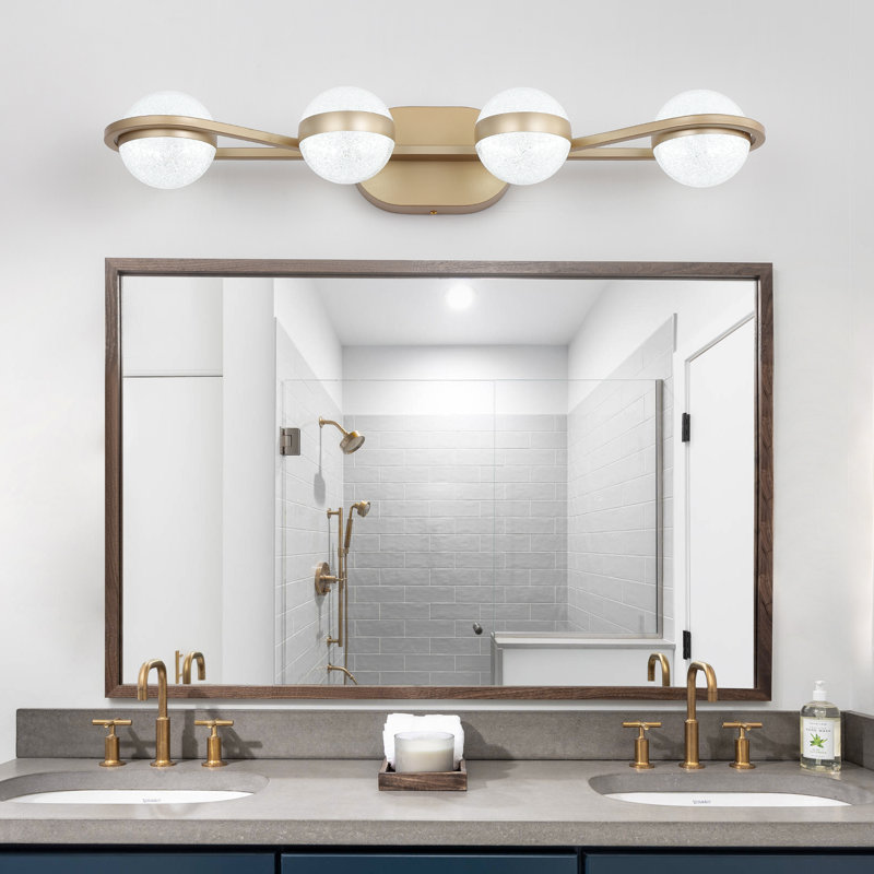 Éclairage pour salle de bain 4 lumières DEL Ermonela