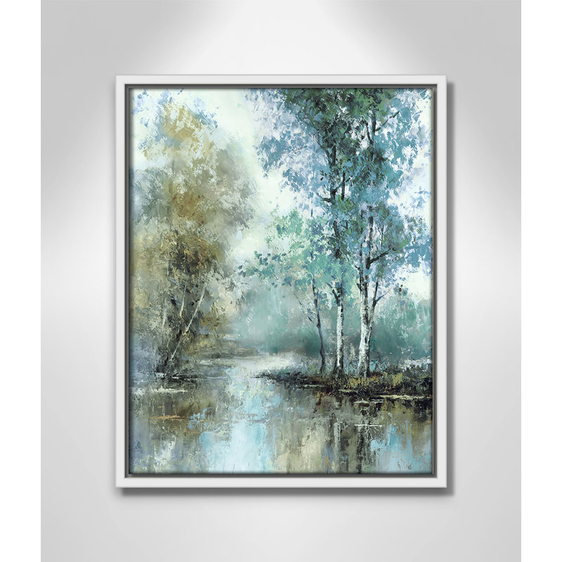 «Spring's Grace I Print» par T.C. Chiu, H 15,5 po x l 12,5 po, Blanc