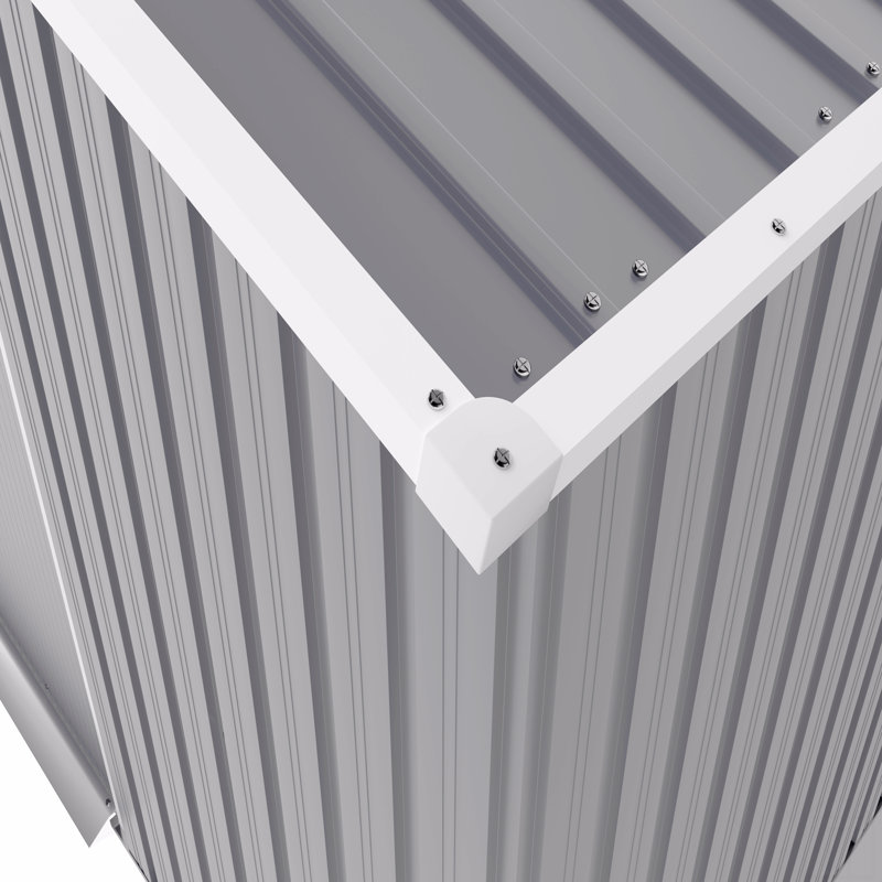 Two Daylight Windows, A Practical And Thoughtful Gift,Two Colours Can Be Freely Selected Storage Sheds, Grey
