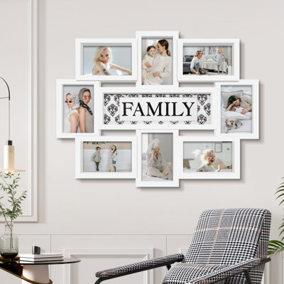 Cadre photo pour 8 personnes Pourteau