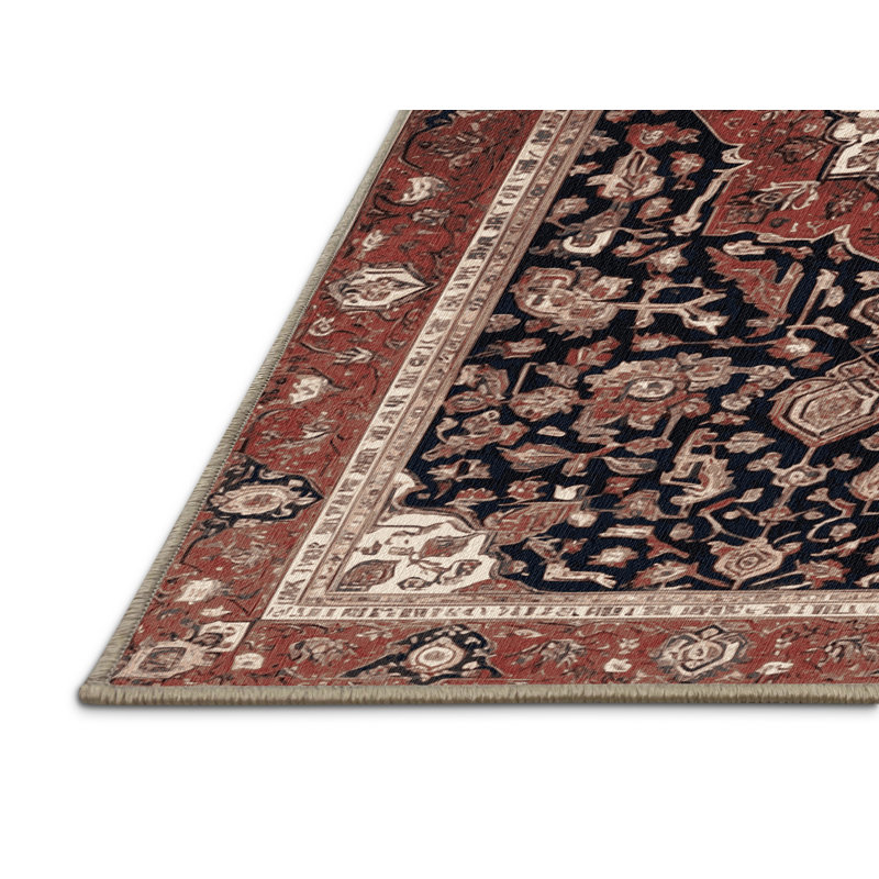 Tapis brun lavable à la machine, Rectangle 8 pi x 10 pi