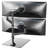 Vivo Pneumatic Dual Ultrawide Monitor Desk Stand, Up To 49 Inch Computer Screens