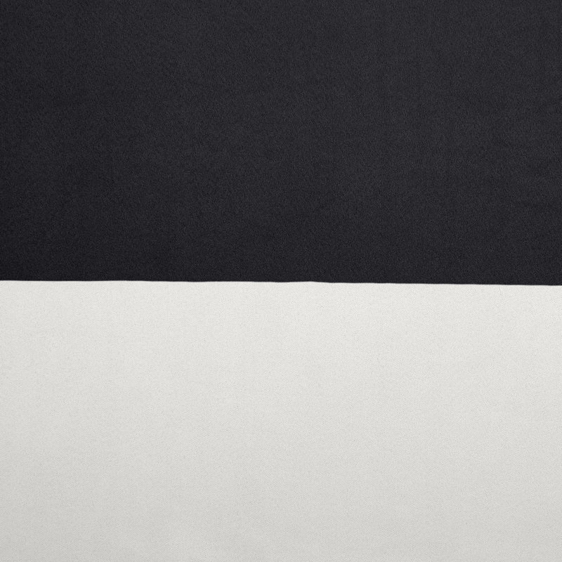 Julie Room Darkening Curtain Pair, 52" W x 84" L, Black