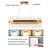 Dimmable LED Drum Chandelier