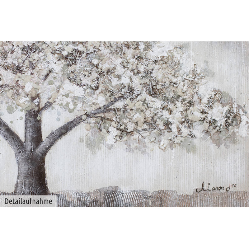 Hand -painted willow of wisdom acrylic painting