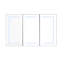 Armoire de salle de bain 48 po x 30 po avec DEL, miroir, douilles, intensité variable, brouillard, douilles en aluminium noir mat