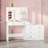 61" Make Up Vanity Desk with Mirror and Lights, Vanity with 8 Wide Storage Drawers & 2 Tier Shelves, 3 Lighting Modes with Adjustable Brightness, Vanity Desk for Bedroom-466806971