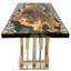 Metal Base Dining Table-1923757488