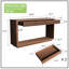Console cannelée 60 po à 2 tiroirs pour le salon-2074399125