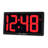 AcuRite 10-Inch LED Digital Clock with Auto-Dimming Brightness, Red (75099M)
