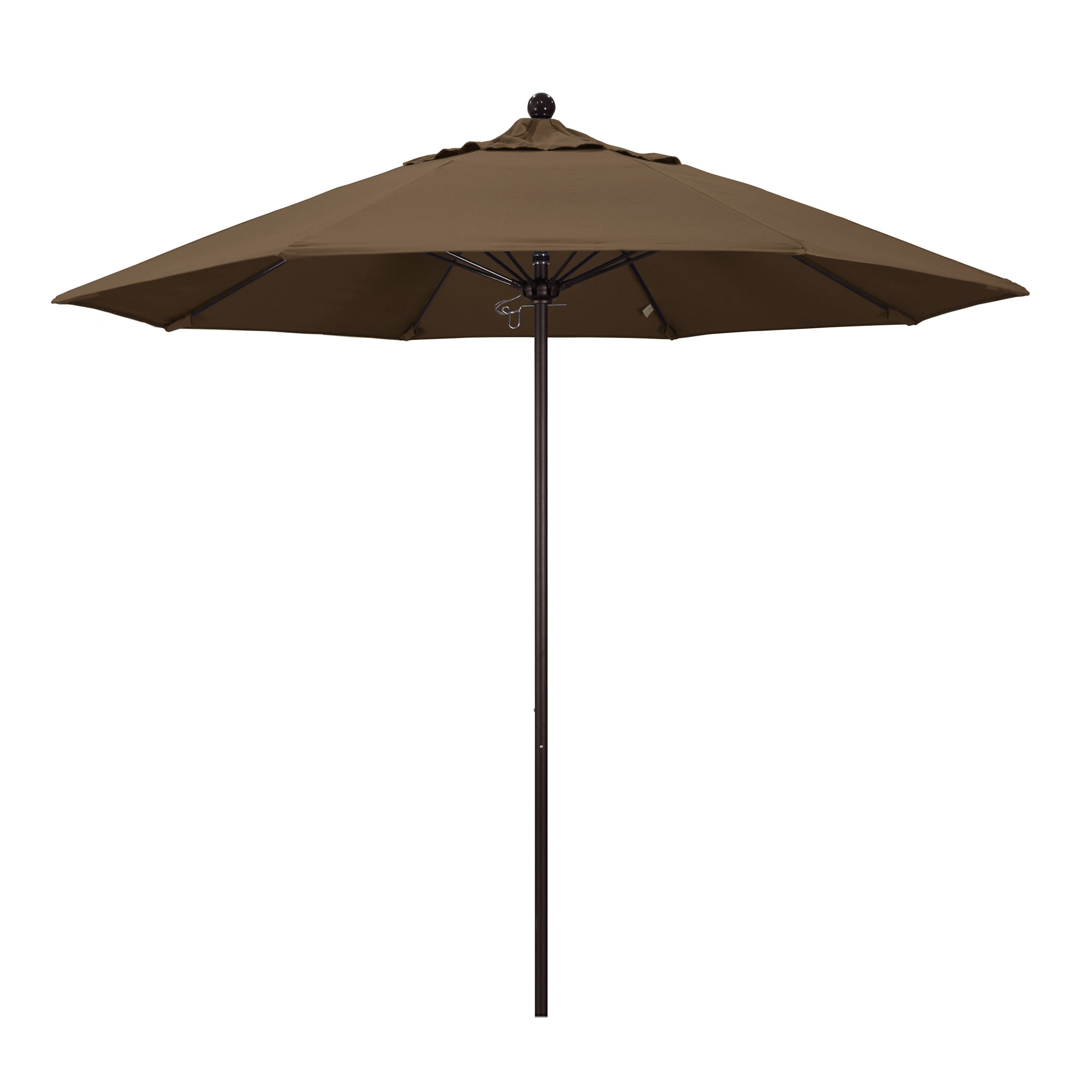 Hibo 108'' Sunbrella® Outdoor Umbrella, Cocoa