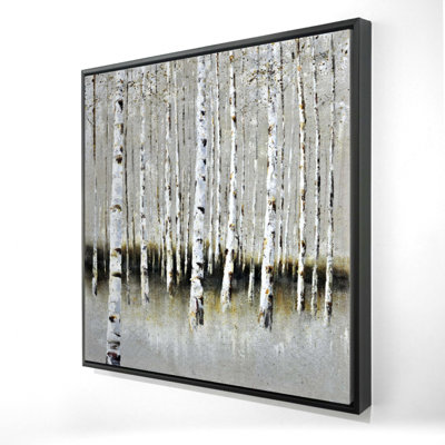 Winter Forest Landscape Print On Canvas