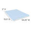 Matelas à ressorts ensachés avec surmatelas en mousse viscoélastique certifié CertiPUR-US Capri -1435306579-1350957832-1350957838