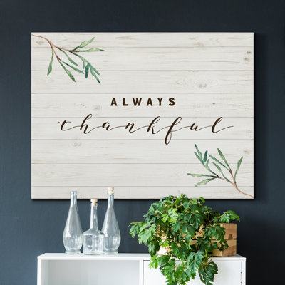 " Always Thankful "