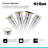 KRAUS Viva Thin Porcelain Ceramic Vessel Bathroom Sink with Pop-Up Drain-38019998