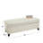 19.75'' Wide Tufted Rectangle Storage Ottoman Padded, button-tufted top stained legs Doubles as extra seating-1161006829