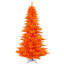 Orange Fir Lighted Artificial Fir Christmas Tree-1629392200