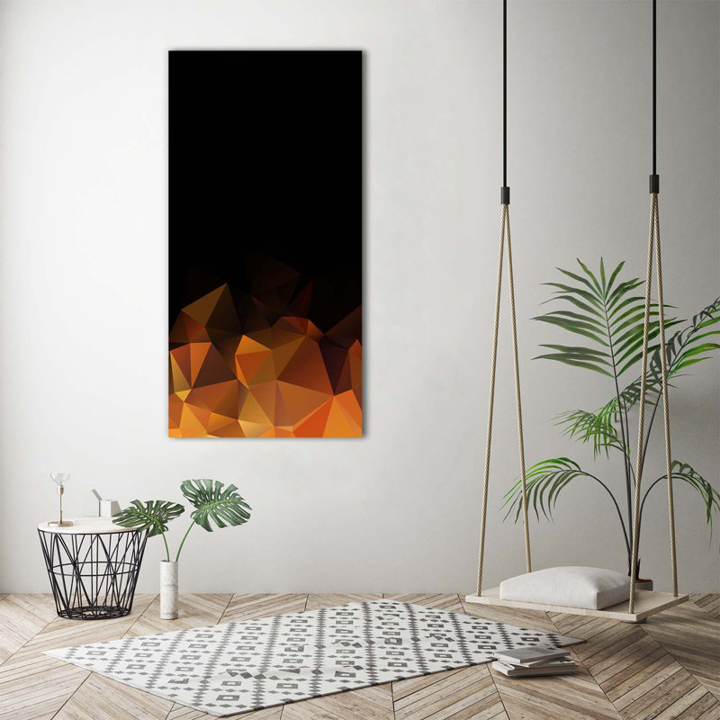 Abstraction Triangles - Wrapped Canvas Print