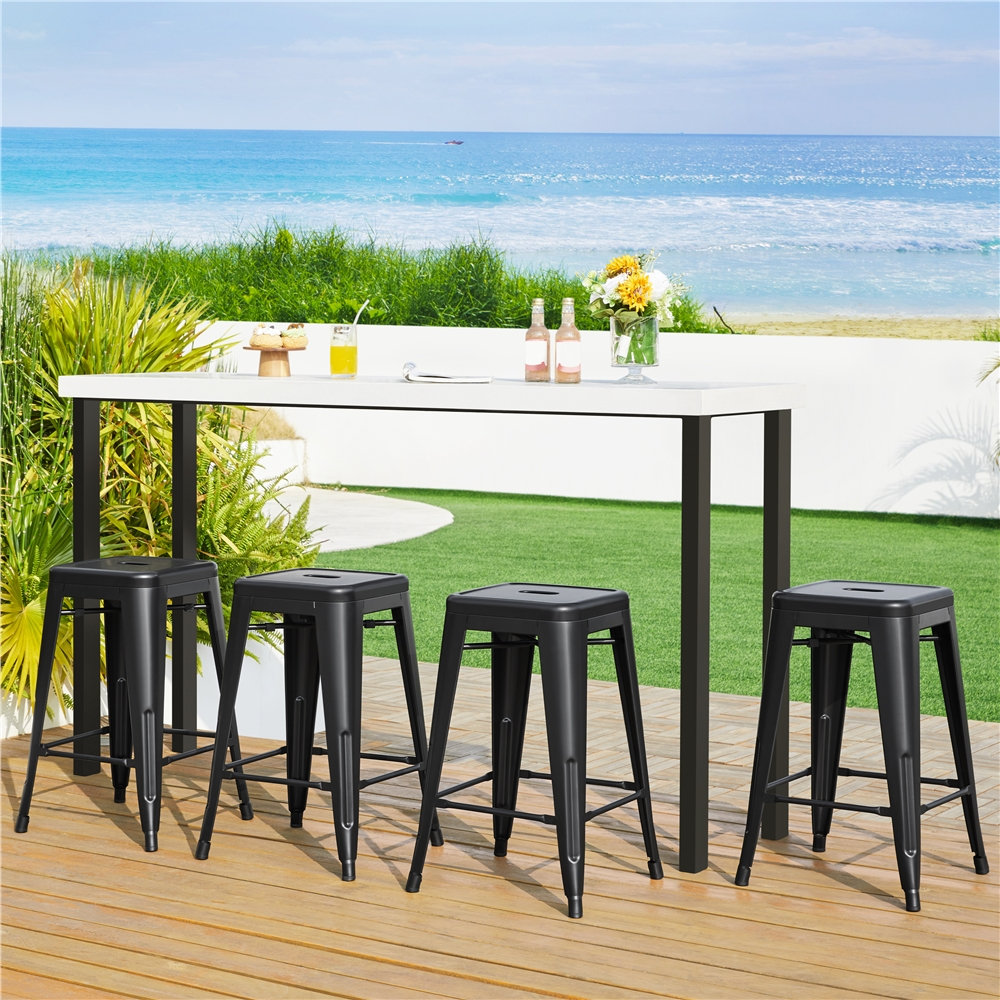 Winfred 30" Bar Stool (Set of 4) Williston Forge 